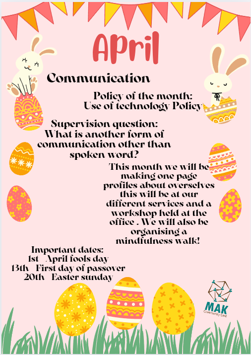 April Training at MAK Community Care